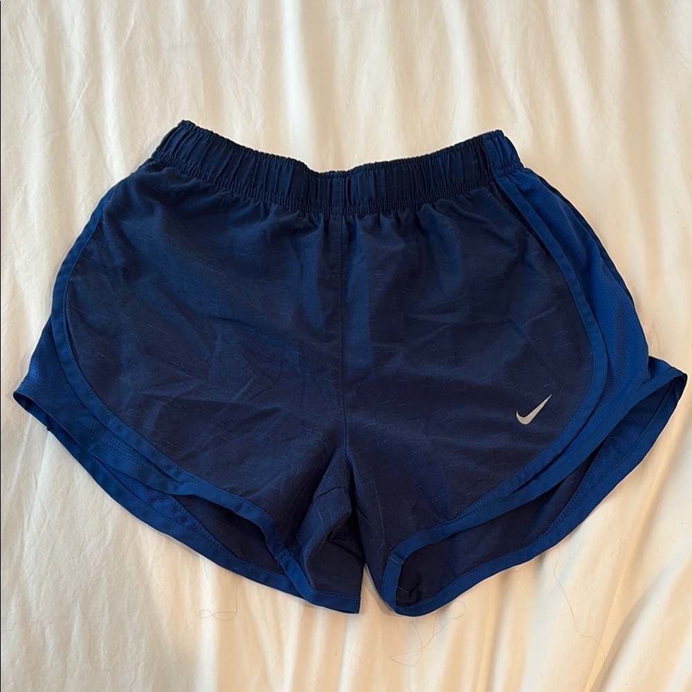 Nike Girls Navy Blue Shorts